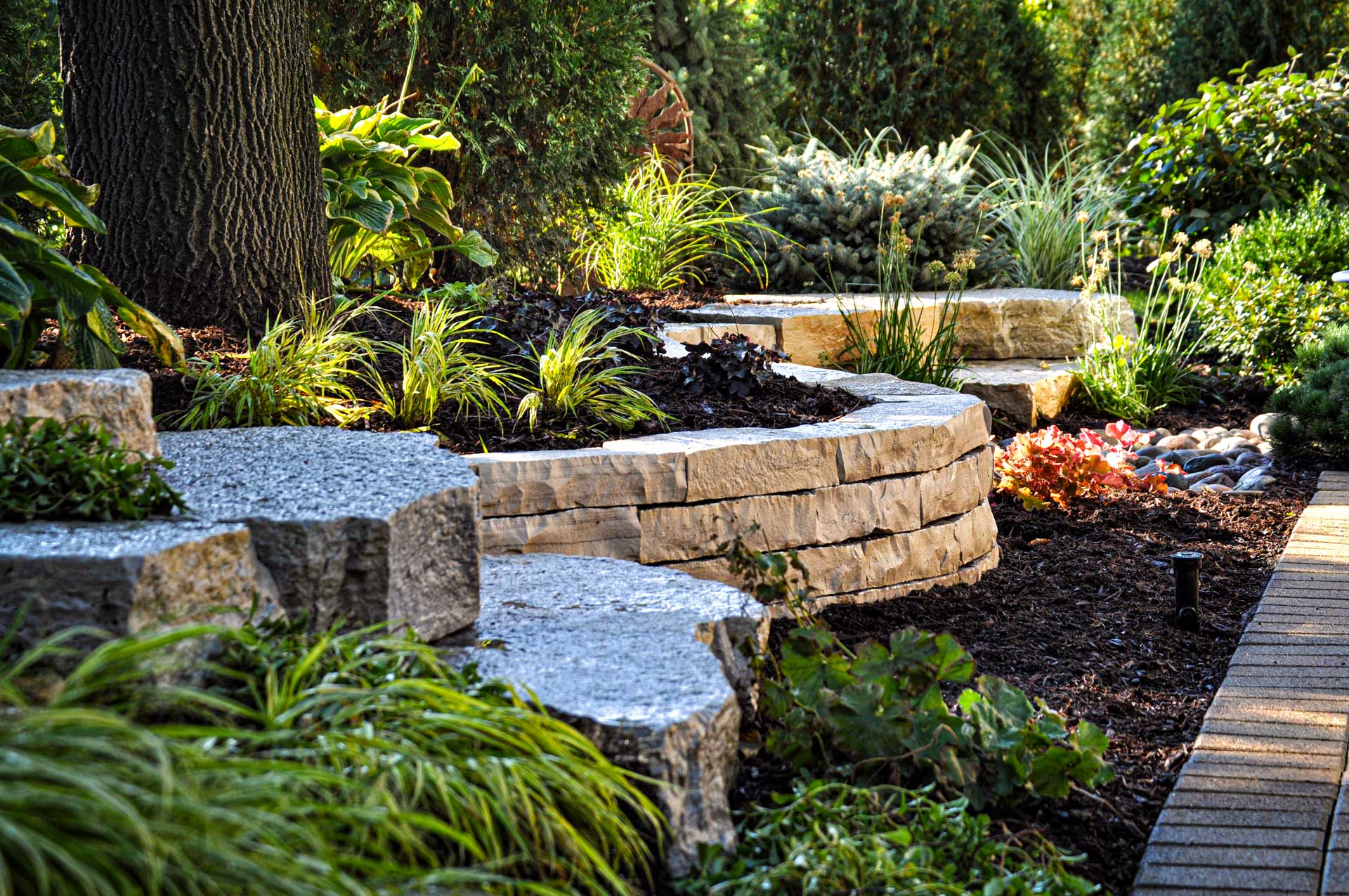 Beautiful garden landscape by King's Landscape Design