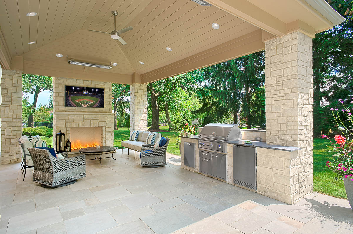Custom patio design